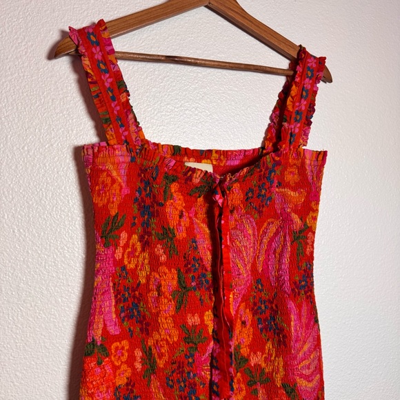 FARM Rio Colorful Floral Ruffle Mini Dress - Picture 3 of 12
